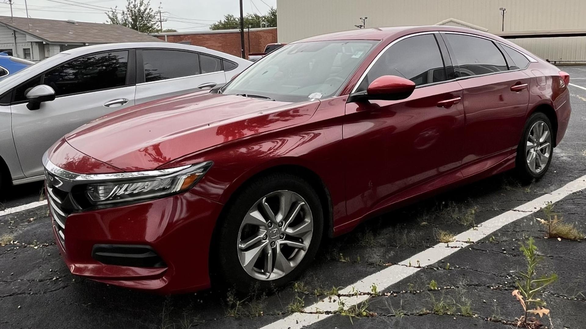 2018 Red Honda Accord (1HGCV1F18JA) , located at 945 E. Jefferson Blvd, Dallas, TX, 75203, (214) 943-7777, 32.752514, -96.811630 - Photo#0